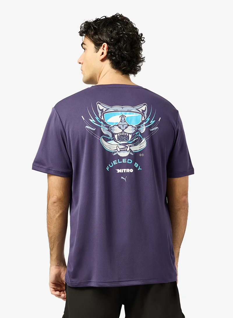 بوما تيشيرت بطبعة رن نيترو